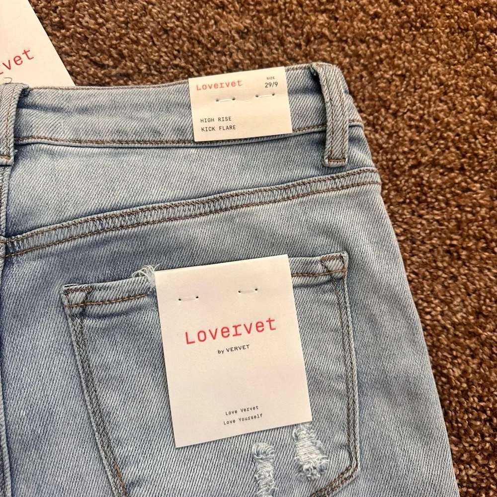 Women's light wash blue Jeans - Picture 4 of 4